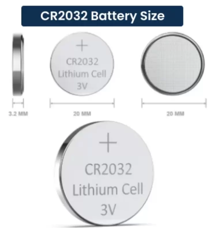 แบตเตอรี่ CR2032 เทียบกับ CR2025 อันไหนดีกว่า? ขนาดแบตเตอรี่ CR2032 - แบตเตอรี่ CR2032 เทียบกับ CR2025: อันไหนดีกว่า?