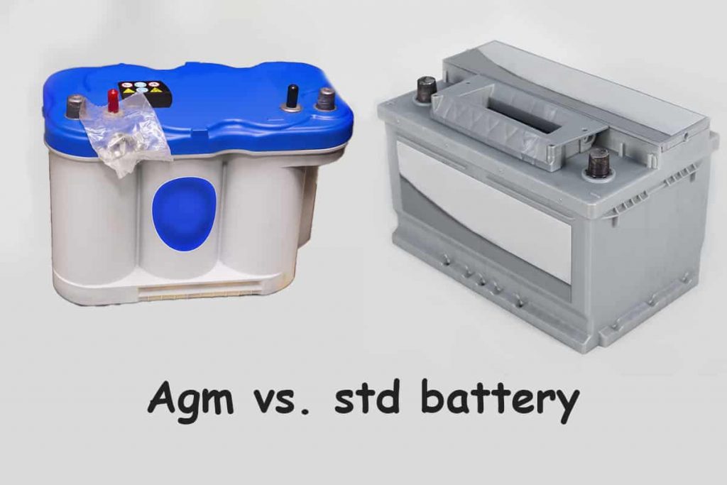 แบตเตอรี่ STD และ AGM แบตเตอรี่ STD และ AGM